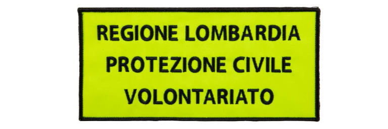 Toppe ricamate alta visibilità